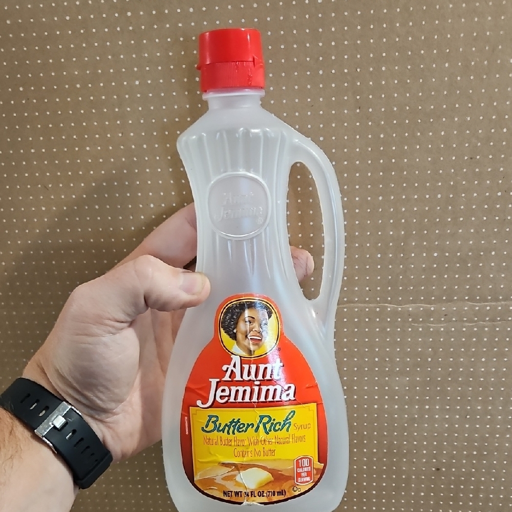 Aunt Jemima Butter Rich Syrup - Red and Yellow
